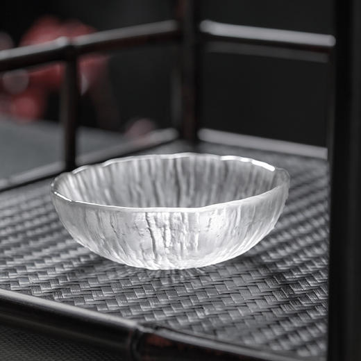 琉璃-树纹大碗口杯 半月弧璧杯  茶口碗杯子 主人杯功夫茶具茶盏茶道泡茶盖碗品茗杯碗口杯 商品图3