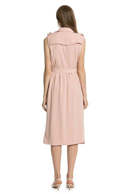 ZVY 粉色无袖系带连衣裙 3355 商品图6