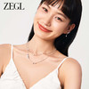 ZEGL设计师海洋印迹系列双层叠戴淡水珍珠项链女款轻奢小众锁骨链 商品缩略图3