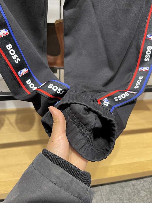 Hugo Boss/胡戈波士 男士纯棉系带束脚串标休闲裤卫裤 商品图2