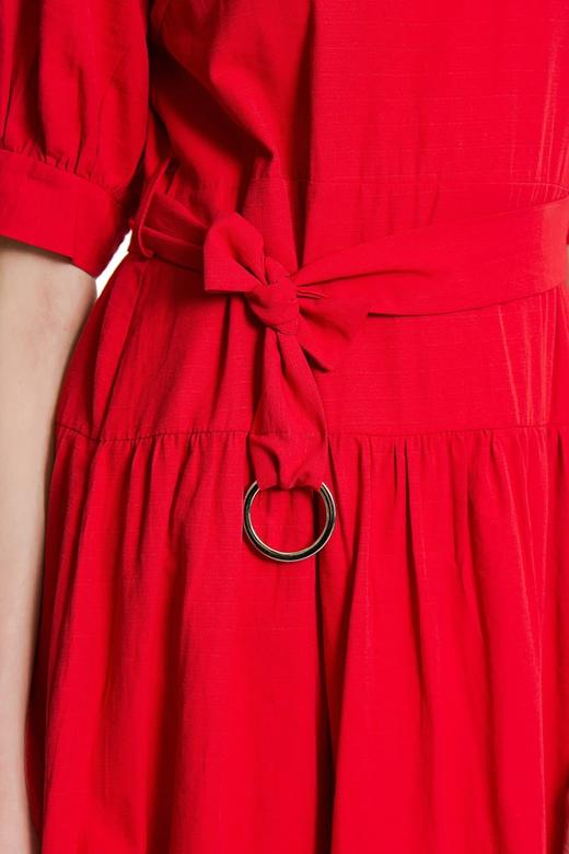 UE 金属环扣系带连衣裙 3058 商品图4