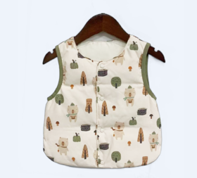 【2023新款】兔兔小布戴围巾熊数码印花马甲