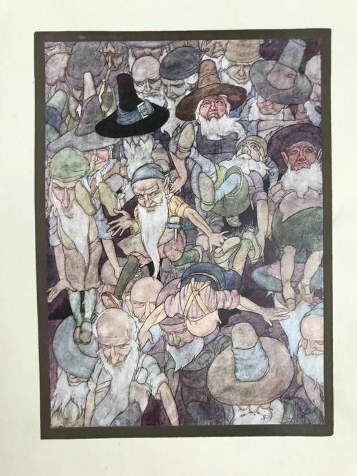 1912年 法郎士《蜜蜂公主》 罗宾逊17幅彩色手工贴图 漆布精装18开 商品图13