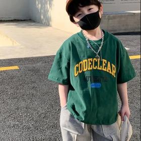 【夏季新款！儿童纯棉T恤】男童短袖纯棉T恤，夏季新款，儿童t恤，宽松百搭半袖上衣，洋气中大童潮lish