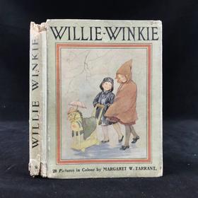 约20世纪早期 哈里·戈尔丁《威利·温基》 玛格丽特·塔兰特约20幅彩色插图 精装64开