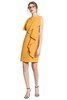 OCTAVIA 黄色荷叶边连衣裙 3419 商品缩略图1