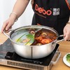 德铂Debo 鸳鸯火锅 DEP-DS255 30cm 不锈钢涮锅 商品缩略图1