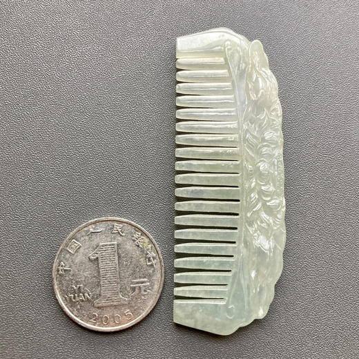 糯冰种翡翠梳子 商品图4