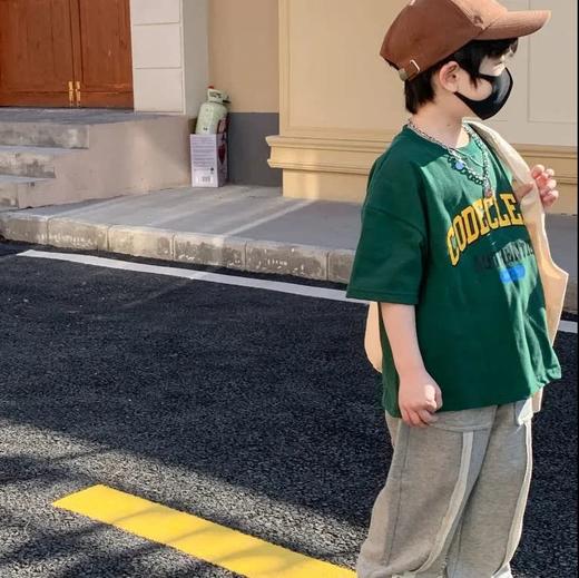 【夏季新款！儿童纯棉T恤】男童短袖纯棉T恤，夏季新款，儿童t恤，宽松百搭半袖上衣，洋气中大童潮lish 商品图3