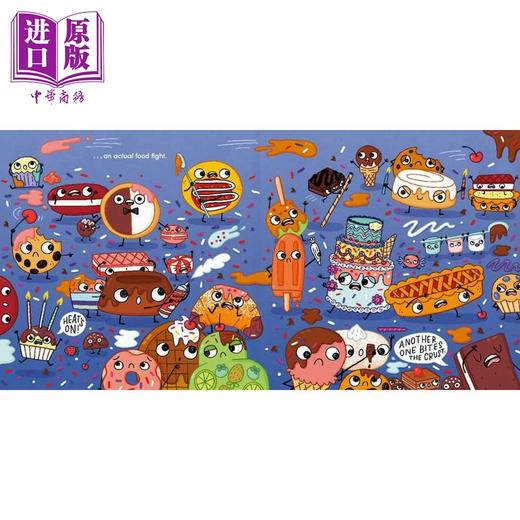【中商原版】蛋糕与派 Cake Vs. Pie 英文原版 儿童绘本 食物故事图画书 亲子童书 精装绘本儿童读物 进口图书 趣味搞笑 商品图2
