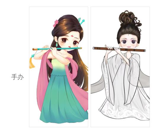 “笛韵天籁”系列乐神手办 （盘发款）（披发款） 商品图0