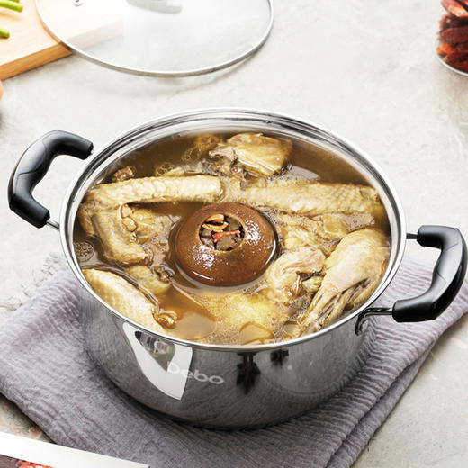 德铂Debo 艾咪汤锅 DEP-DS174 22cm可视锅盖 商品图2