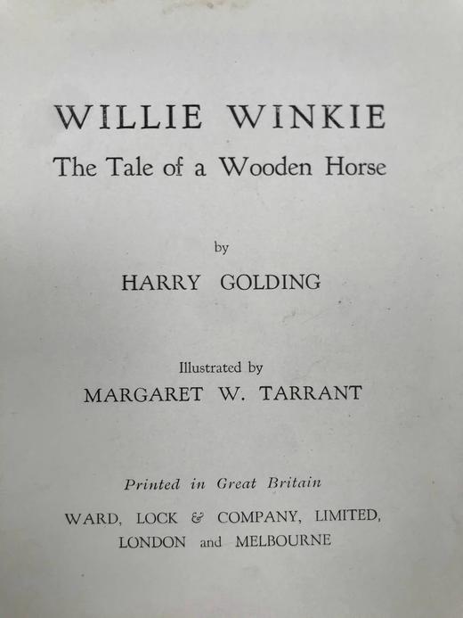 约20世纪早期 哈里·戈尔丁《威利·温基》 玛格丽特·塔兰特约20幅彩色插图 精装64开 商品图3