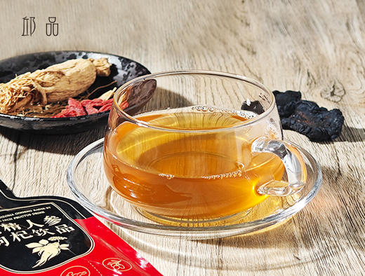 【邱品 黄精人参枸杞饮品】黄精人参枸杞 一盒8袋，30毫升/袋   直饮或者冲鸡汤均可 商品图3