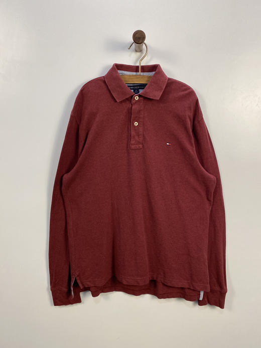 Y2K Vintage Tommy Hilfiger 长袖 POLO 衫_LPL(S) 商品图1