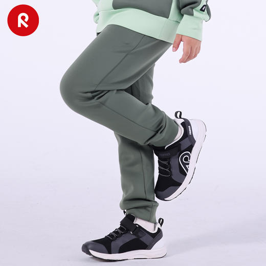 reima儿童大童吸湿速干束脚长裤子秋款太空棉弹力运动裤 商品图2