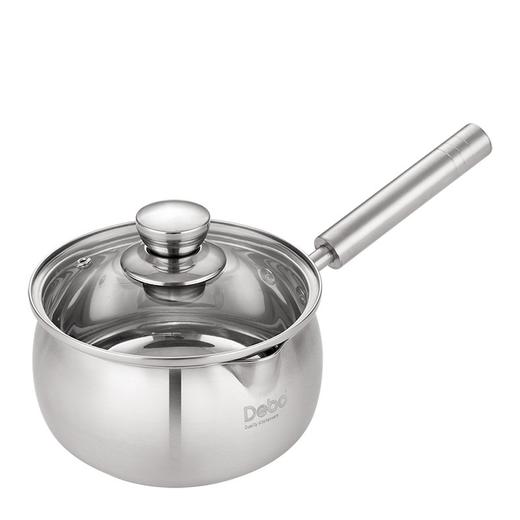 德铂Debo 梅根奶锅 DEP-748 16CM 婴儿辅食锅不锈钢汤锅 商品图0