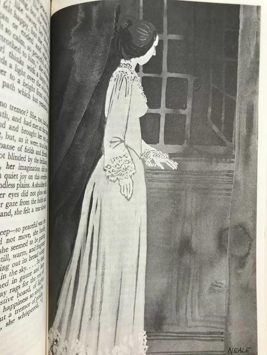 冈察洛夫《奥勃洛莫夫》 12幅插图 苍鹭出版社（HeronBooks）复古仿皮精装插图本 商品图14