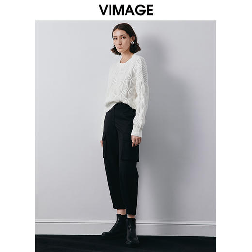 VIMAGE纬漫纪秋季新款休闲工装裤V2005613 商品图1