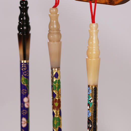 【庆学堂】臻品-景泰蓝·毛笔套装 一套6支 商品图1