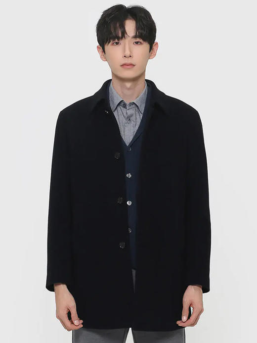 callisto黑色全羊毛大衣 FRFEC052T 商品图0