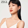 ZEGL设计师人鱼传说系列爱心人造珍珠耳环女月光石耳钉银针耳饰品 商品缩略图3