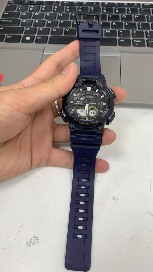 4549526112409 卡西欧手表 【七夕礼物】卡西欧指针百搭潮流学生运动手表男AEQ-110礼物【可能无电】 商品图3