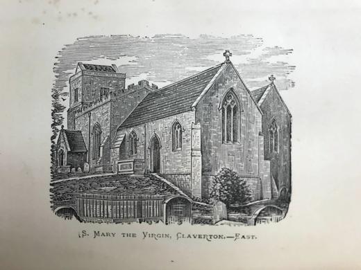 1876年 教堂漫步者（卷1） 约20幅插图 漆布精装32开 商品图7