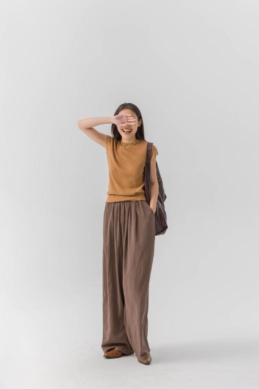 【门店同款】秋季自然-后背系带短袖针织 153946711 商品图0