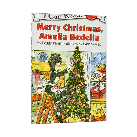 Collins柯林斯 英文原版 Merry Christmas  Amelia Bedelia 圣诞快乐，阿米莉亚 糊涂女佣分级阅读 I Can Read Level 2 英文版 进口英语原版书籍 商品图0