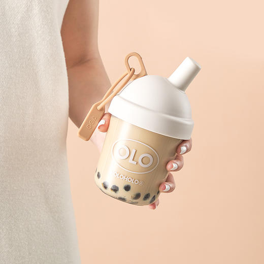 holoholo奶茶杯高颜值儿童杯子成人吸管杯女新款可爱便携夏季水杯 商品图2