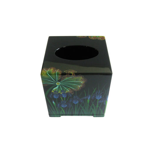 【梵谷漆器】荷塘月色纸巾盒（长方形/正方形） 商品图1