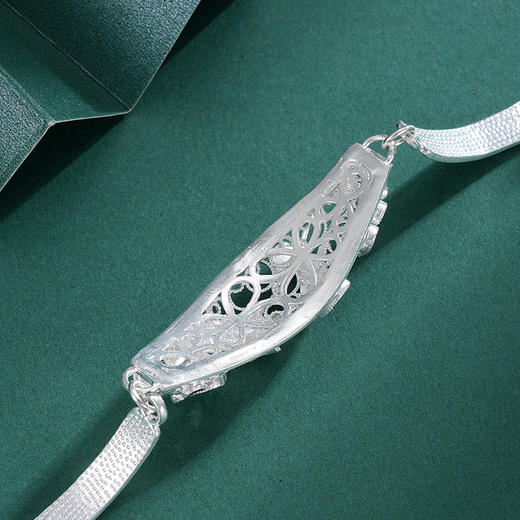 子佩集S990银【流年无恙】手链【MXSL003】花丝2308 商品图6