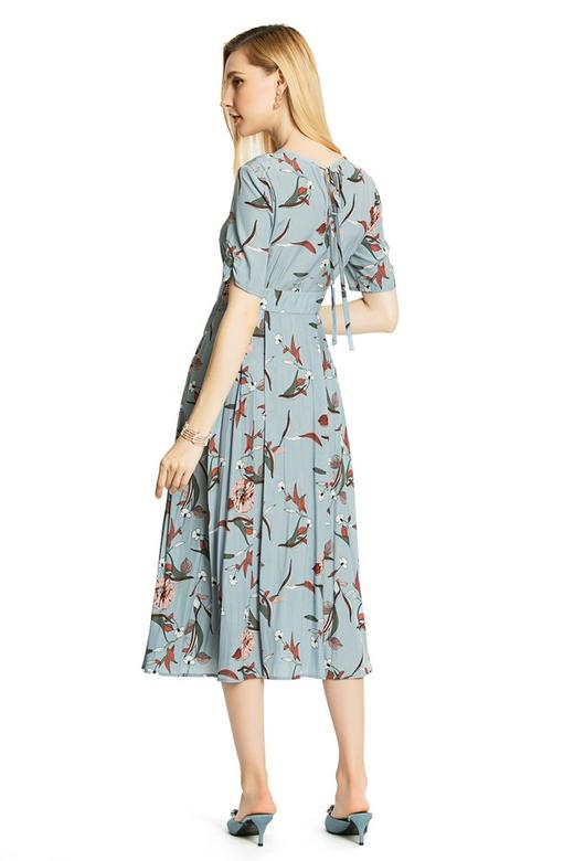 SUMMER & SAGE 印花束腰连衣裙 3328 商品图3