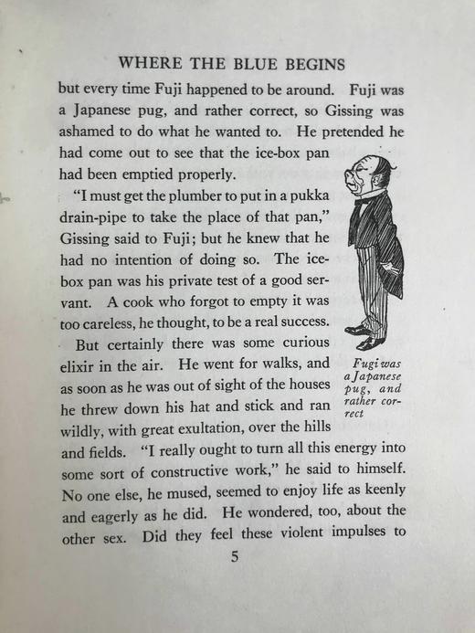 约20世纪早期 克里斯托弗·莫利《蓝调从何而起》 鬼才拉克姆4幅彩色16幅黑白插图 漆布精装16开 商品图7