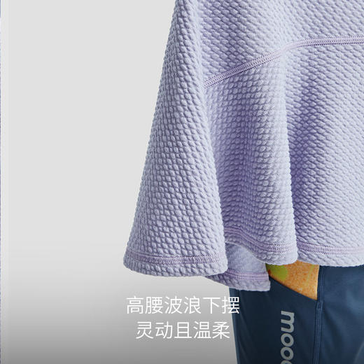 【专属】moodytiger儿童卫衣女童23年秋季新款肌理感纯色长袖运动套头衫M33210301 商品图2