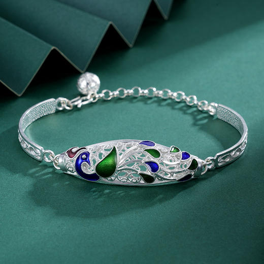 子佩集S990银【流年无恙】手链【MXSL003】花丝2308 商品图4