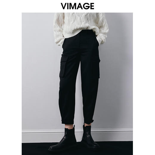 VIMAGE纬漫纪秋季新款休闲工装裤V2005613 商品图0