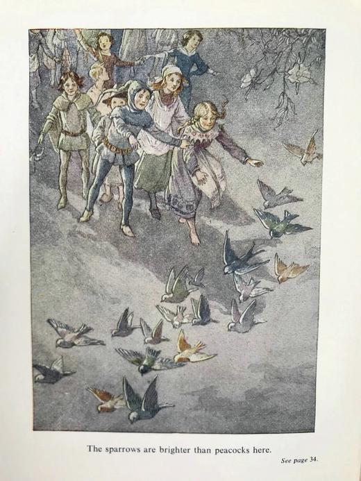 1962年 罗伯特·布朗宁《哈梅林的吹笛人》 玛格丽特·塔兰特8幅彩色与多幅黑白插图 精装32开 商品图6