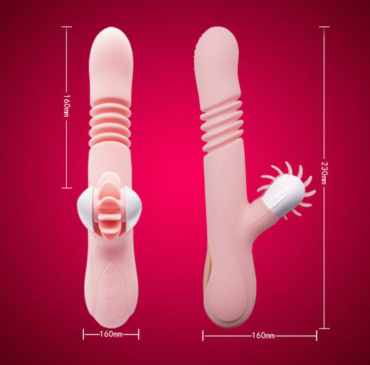 曼诺艾妮智能伸缩加温风轮舌浪旋风女用振动棒舌舔自慰器情趣用品 商品图2