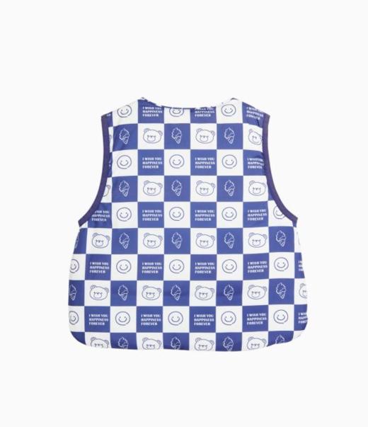 【2023新款】兔兔小布棋盘格小熊羽绒马甲 商品图5