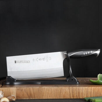 十八子作 V金复合钢家用刀具菜刀切片刀S1016-B【精美礼盒+专属刀架】 商品图2