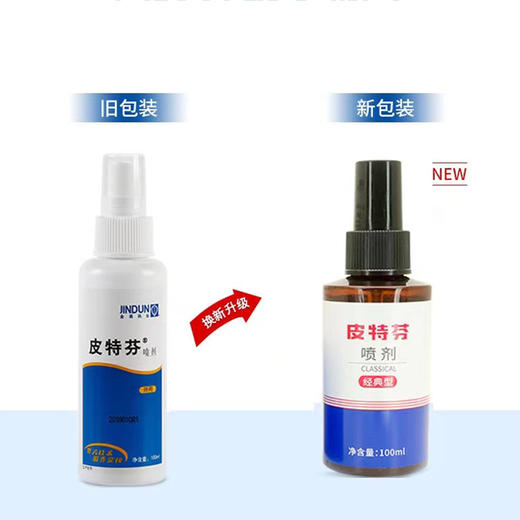 金盾皮特芬狗狗皮肤病真菌除螨虫喷剂猫藓外用药皮特分猫癣药喷雾 商品图1