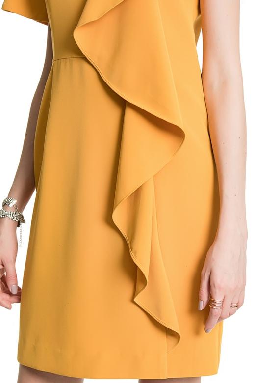 OCTAVIA 黄色荷叶边连衣裙 3419 商品图4