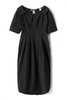 UE 黑色V领收腰连衣裙 3056 商品缩略图2