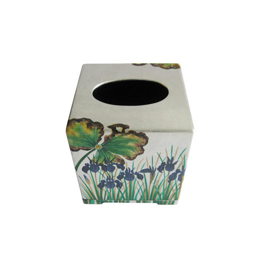 【梵谷漆器】漆器彩绘纸巾盒（长方形/方形） 商品图2