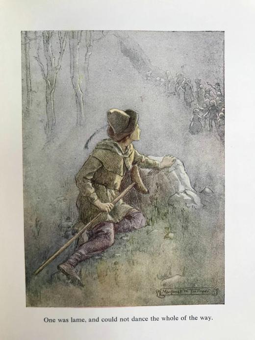 1962年 罗伯特·布朗宁《哈梅林的吹笛人》 玛格丽特·塔兰特8幅彩色与多幅黑白插图 精装32开 商品图7