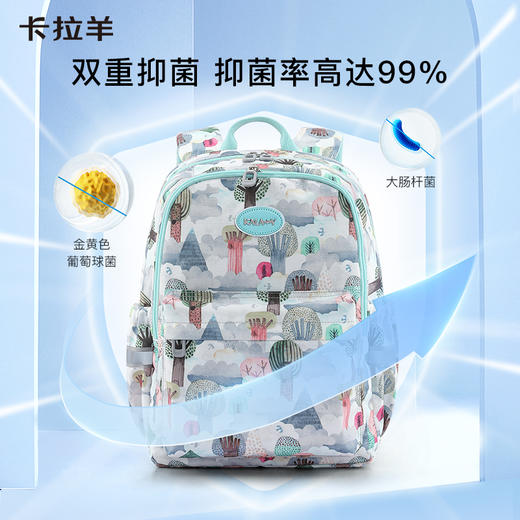 卡拉羊儿童双肩包简约百搭旅游背包男女小学游学包绿野仙踪CX2830+CX5485 商品图4