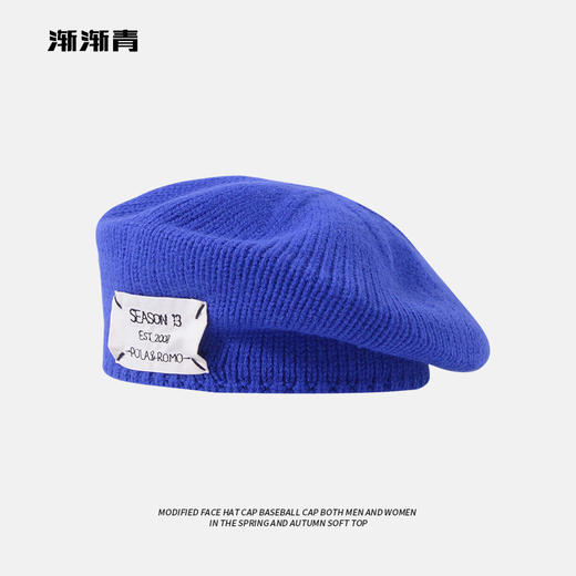 【英伦复古贝雷帽】赵露思同款针织文艺画家帽 韩版百搭秋冬保暖 商品图13