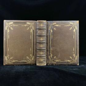 1872年 韦伯夫人《娜奥米》 16幅插图 全真皮精装18开